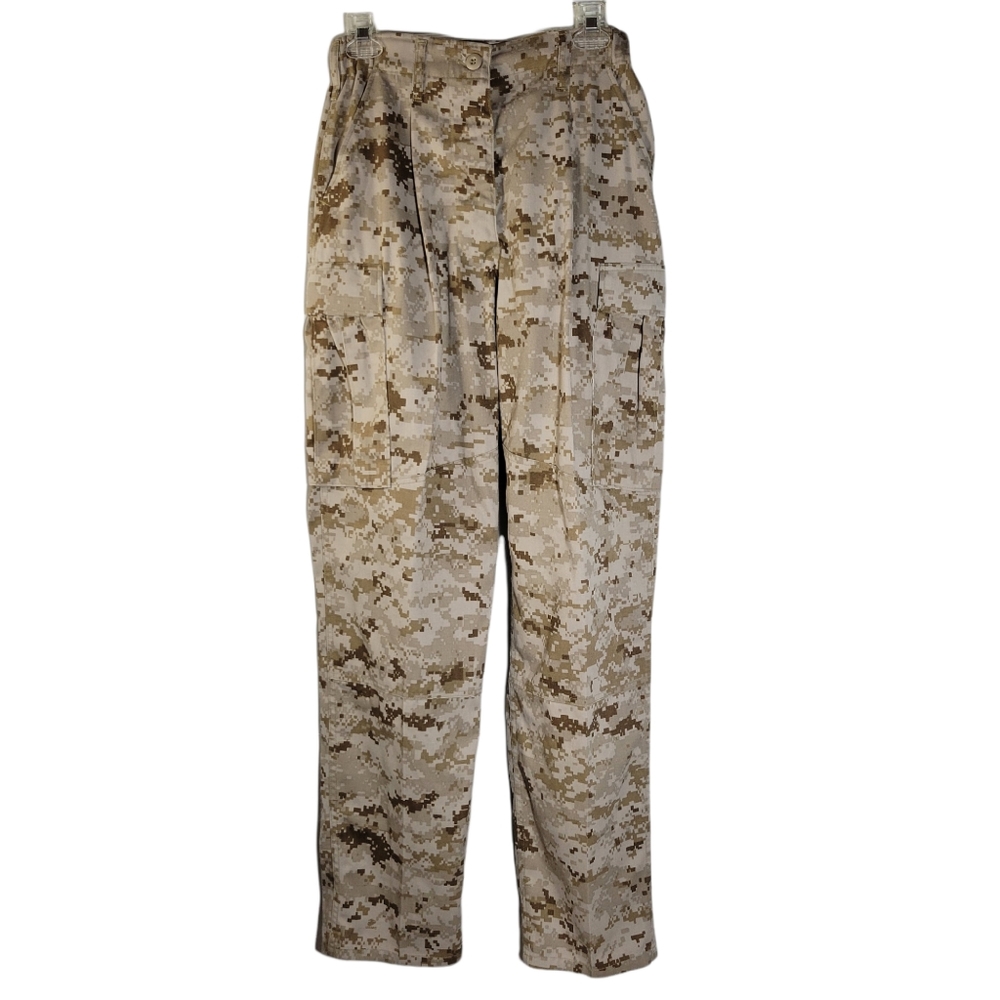 USMC khaki tan pixel camouflage pants XS long